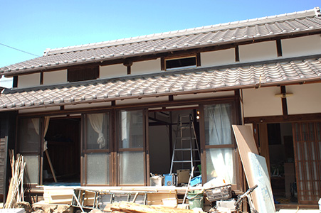 築８０年の日本家屋がよみがえりました